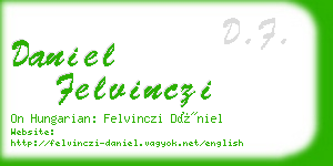 daniel felvinczi business card